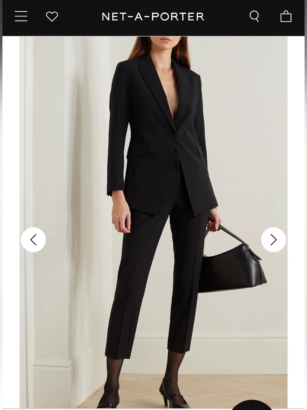 THEORY Treeca 2 cropped slim-leg pants